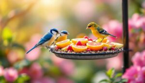 Pokrój na pół i włóż do karmnika. To ich wielki przysmak