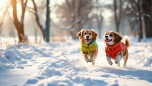 4 najważniejsze mity na temat zimowych spacerów z psami