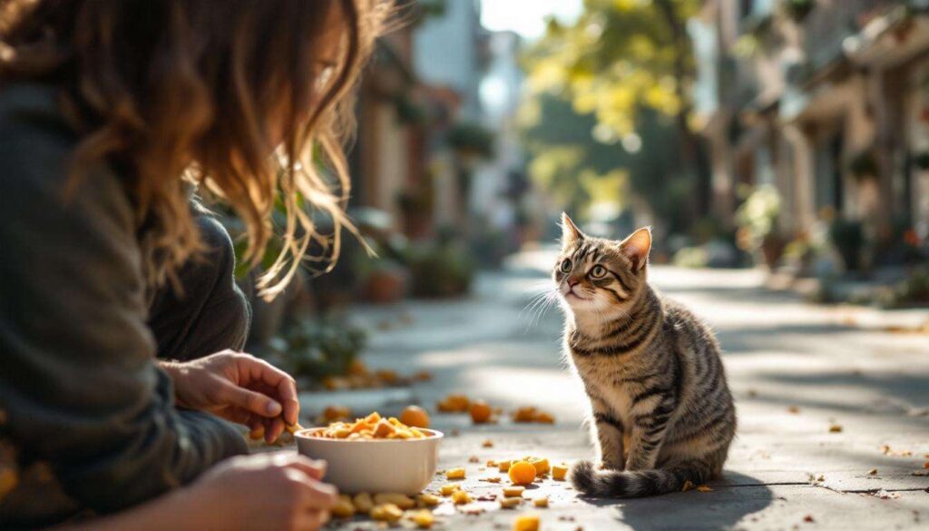 Czy należy dokarmiać bezdomnego kota? Co warto wiedzieć, zanim wystawisz jedzenie