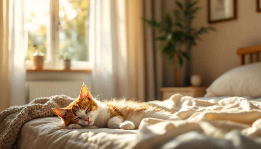 Kot śpi przy twoich nogach czy przy głowie? Pozycja zdradza więcej, niż myślisz