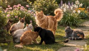 Kolonie kotów w ogrodach: naukowcy odkryli ich ukrytą sieć społeczną